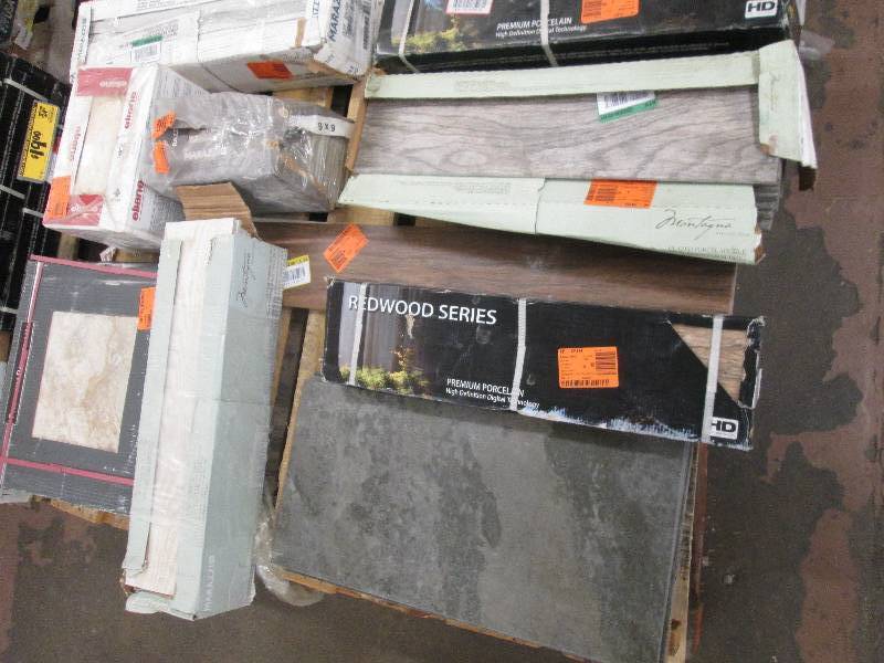 lot 120 image: Large assored lot of high end tile ...