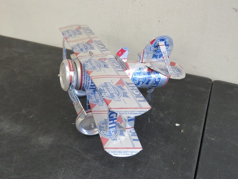 Pabst Blue Ribbon airplane