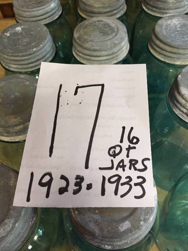 BALL JARS 1923-1933