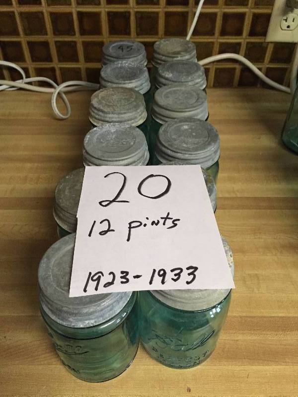 BALL JARS 1923-1933