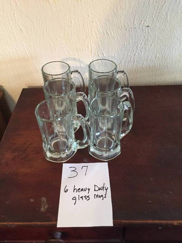 SIX HEAVY DUTY MUGS