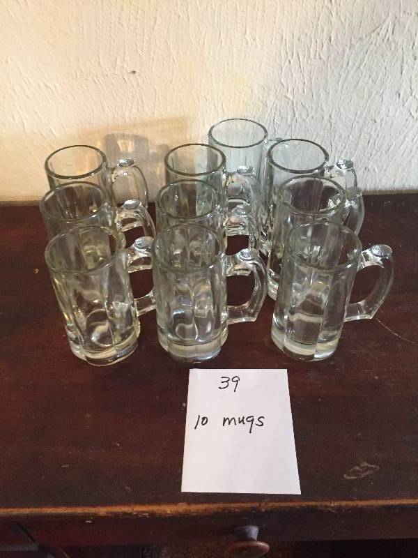 10 BEER MUGS