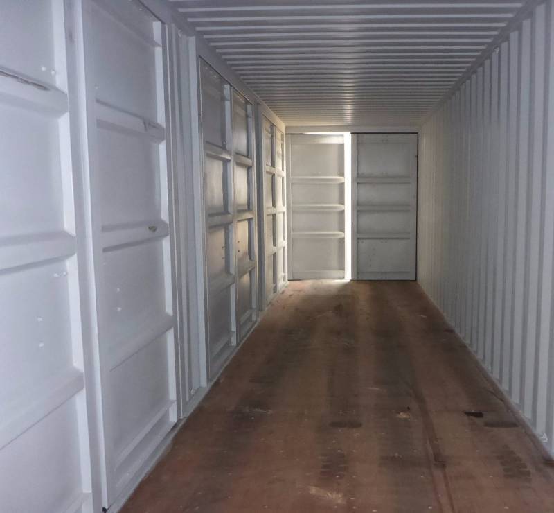 RARE ONE TIME 40 FT HIGH CUBE MULTI DOOR STORAGE CONTAINER