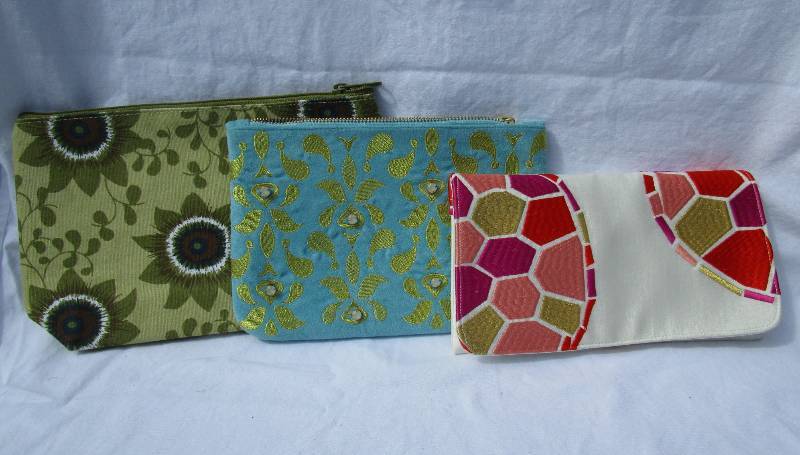 NEW 3 CLOTH CLUTCH PURSES