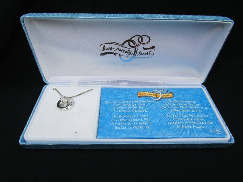 NEW LOVE PURITY AND TRUST NECKLACE STERLING SILVER