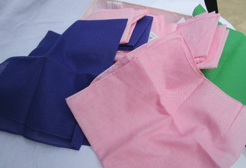 NEW 18 BANDANAS PURPLE AND PINK