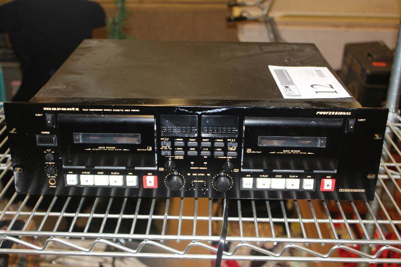 lot 12 image: Marantz Professional Dual Cassette Deck