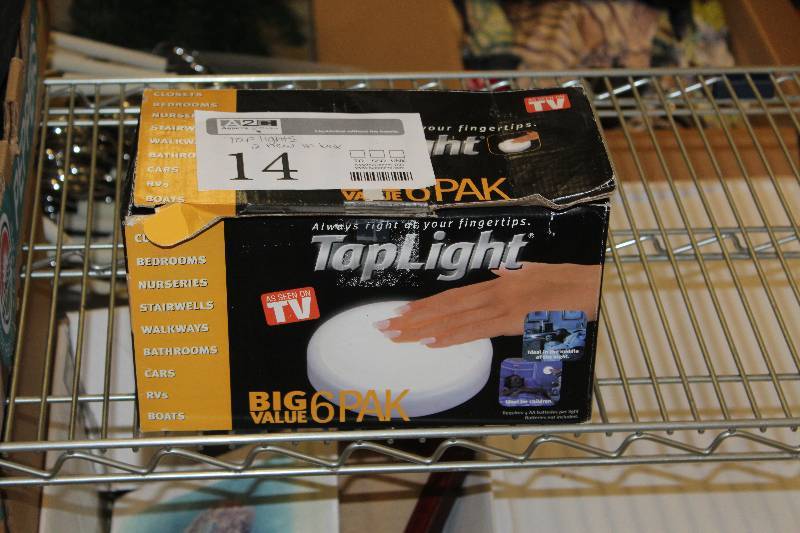 lot 14 image: Lot of (2) Tap Lights New In Box