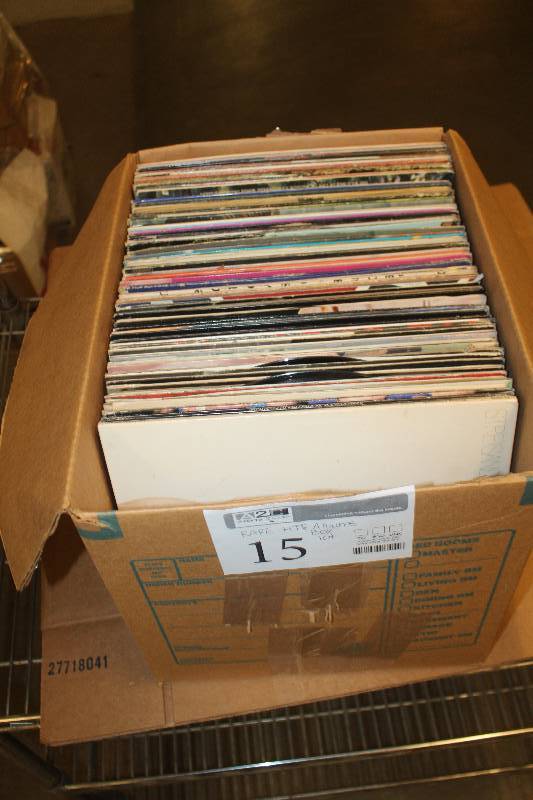 lot 15 image: Box Lot of Rare HTF LP Albums