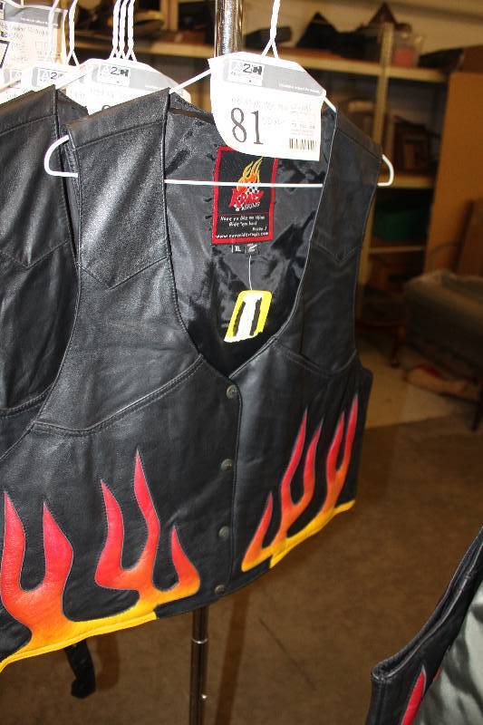 lot 81 image: Size XL Motorcycle Vest