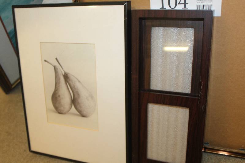 lot 105 image: Pear Framed Wall Art