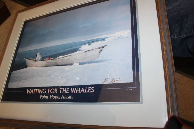 lot 101 image: Waiting For The Whales John Spieker Signed Framed Print
