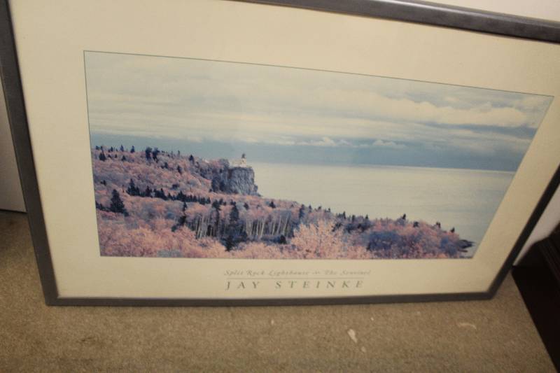 lot 136 image: Lighthouse Framed Print
