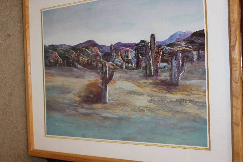 lot 95 image: Arizona Framed Picture