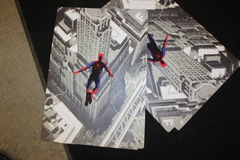 lot 132 image: Lot of Spider-man Posters