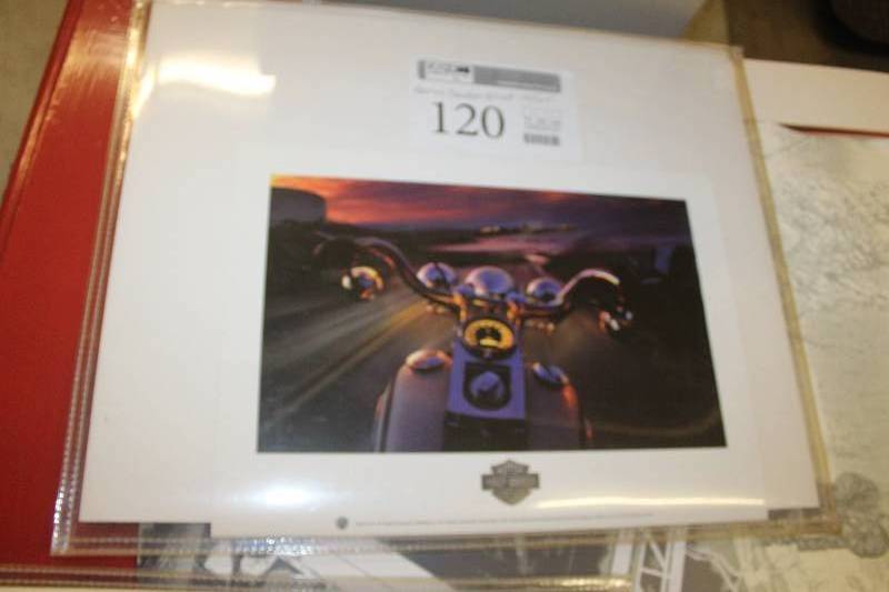 lot 120 image: Harley Davidson Print