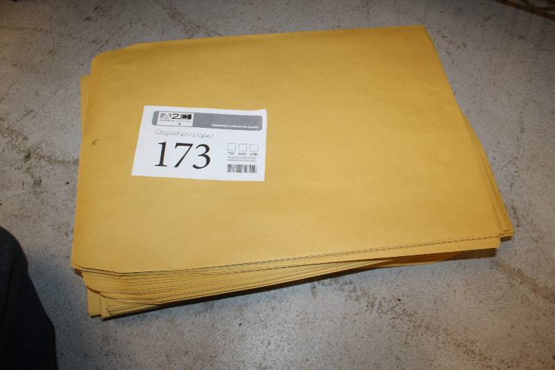 lot 173 image: Clasp Envelopes