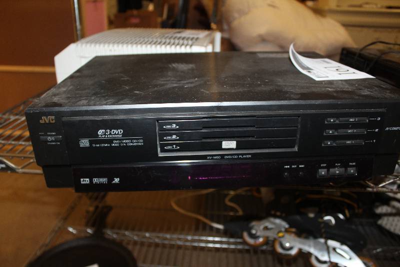 lot 161 image: JVC 3 DVD Player