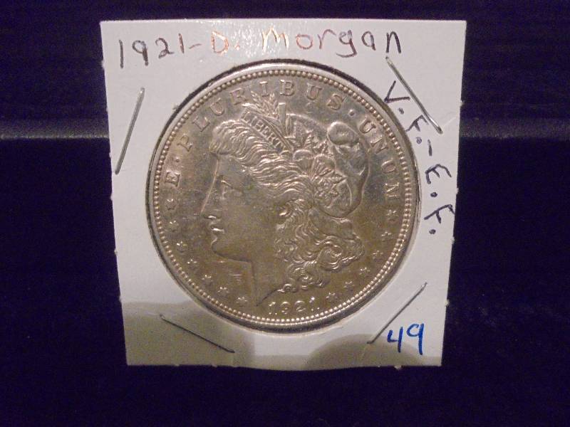 1921D Morgan Silver Dollar