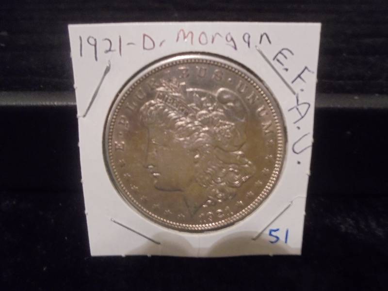 1921D Morgan Silver Dollar
