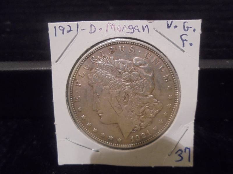 1921D Morgan Silver Dollar