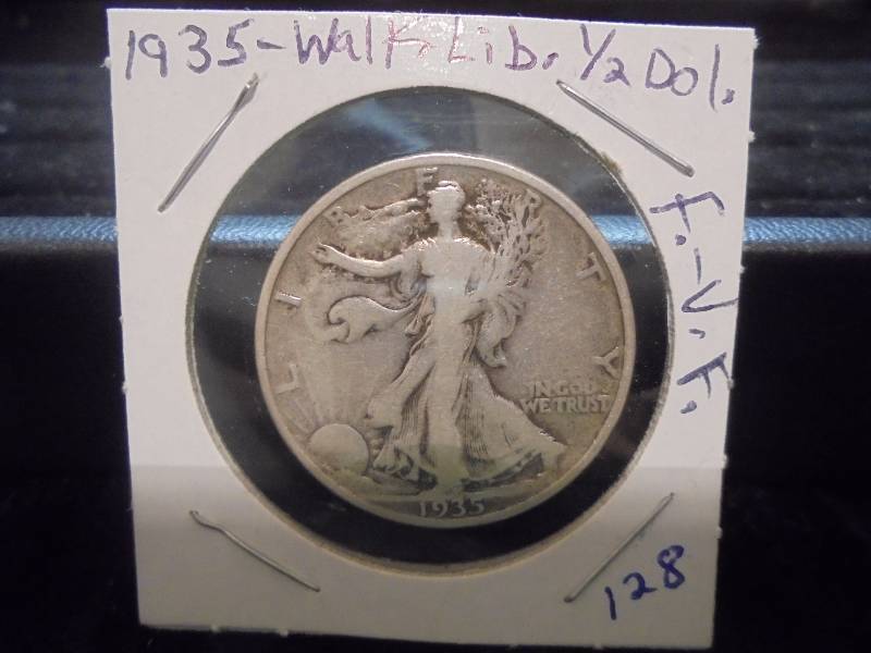 1935 Walking Liberty Silver Half Dollar