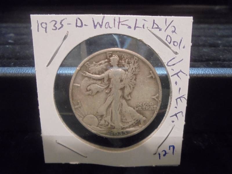 1935D Walking Liberty Silver Half Dollar