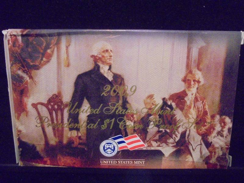 2009 US Mint Presidential $1 Coin Proof Set