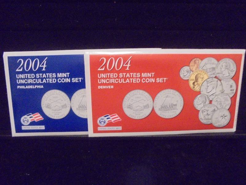 2004 US Mint Uncirculated Coin Set, P&D