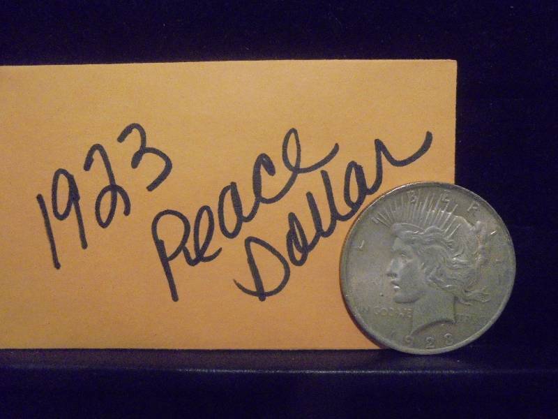 1923 Peace Silver Dollar