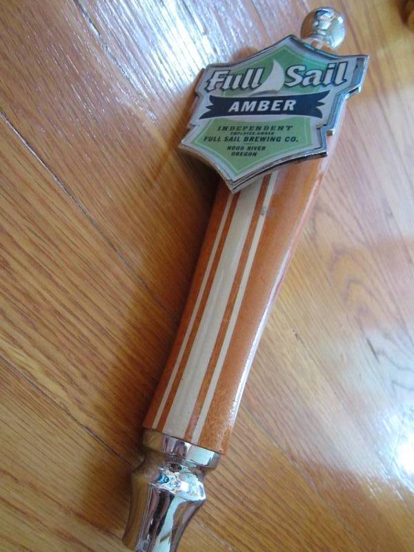 Full sail amber beer tap...