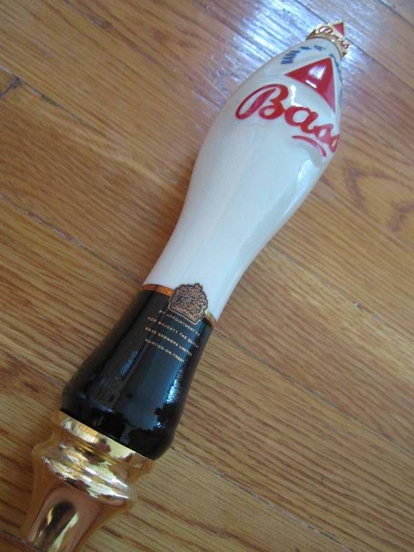 Bass and co pale ale beer tap...