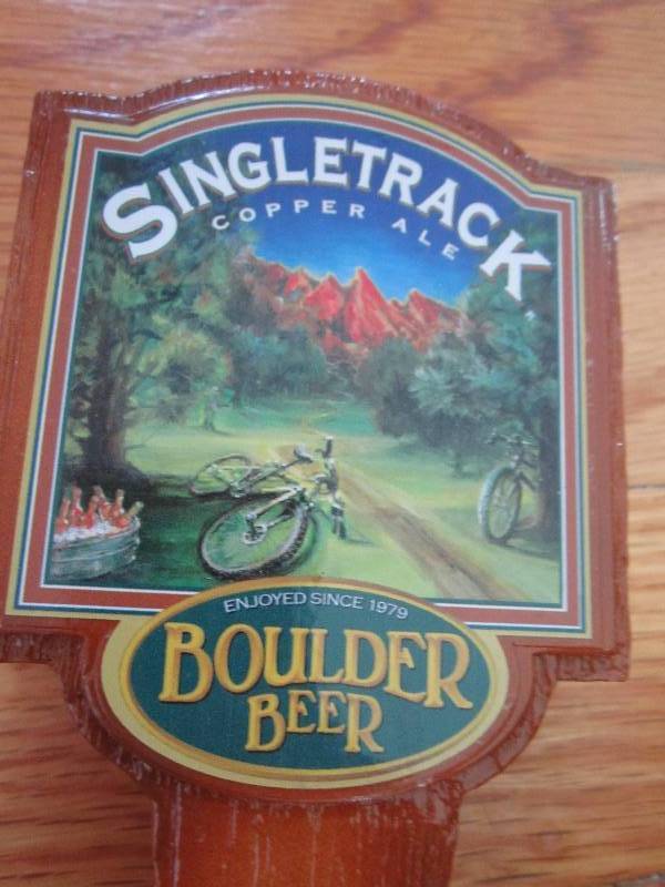 Singel track copper ale beer tap...