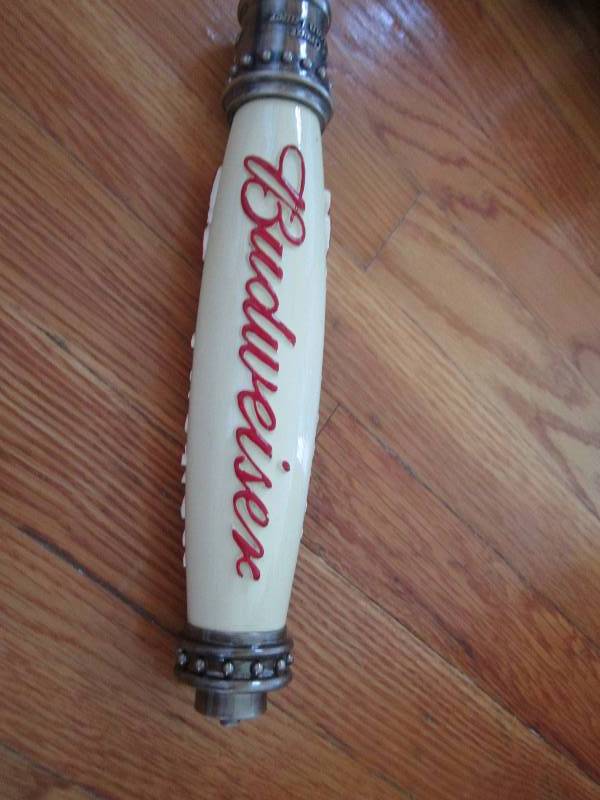 Budwiser beer tap...