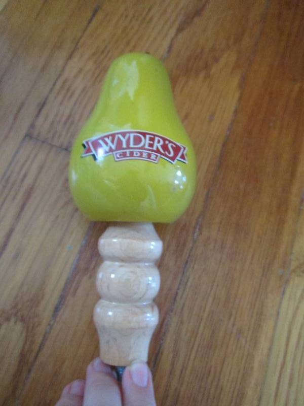 Wyders cider beer tap...