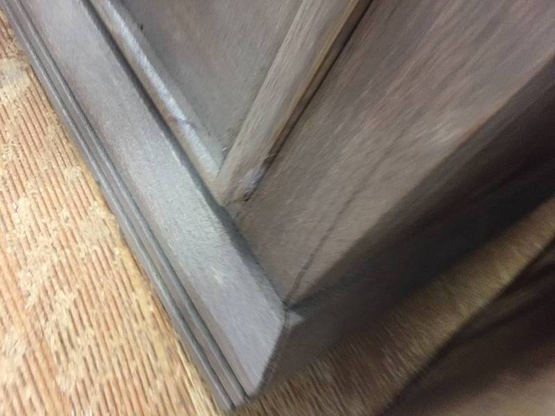 lot 57 image: Aldridge Nightstand 30Hx32Wx20D Antique Grey New