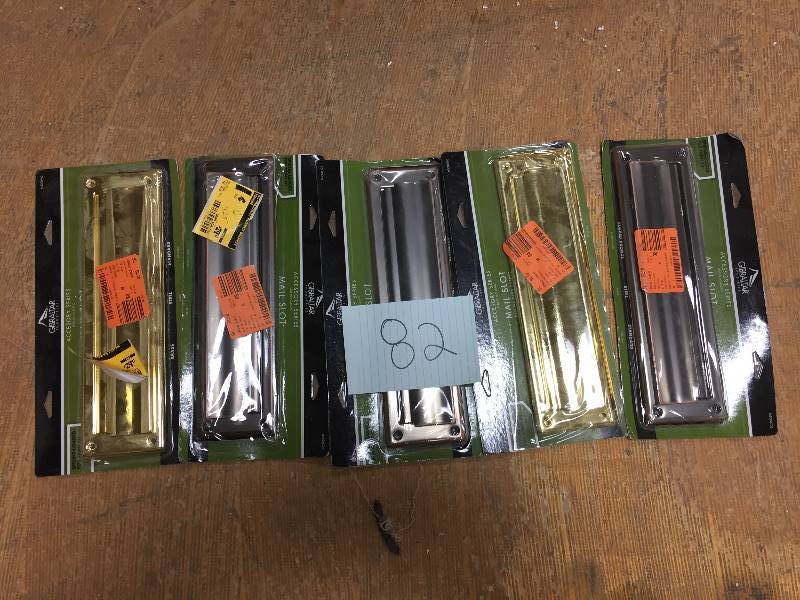 lot 82 image: Lot of Gibraltar Steel Mail Slot