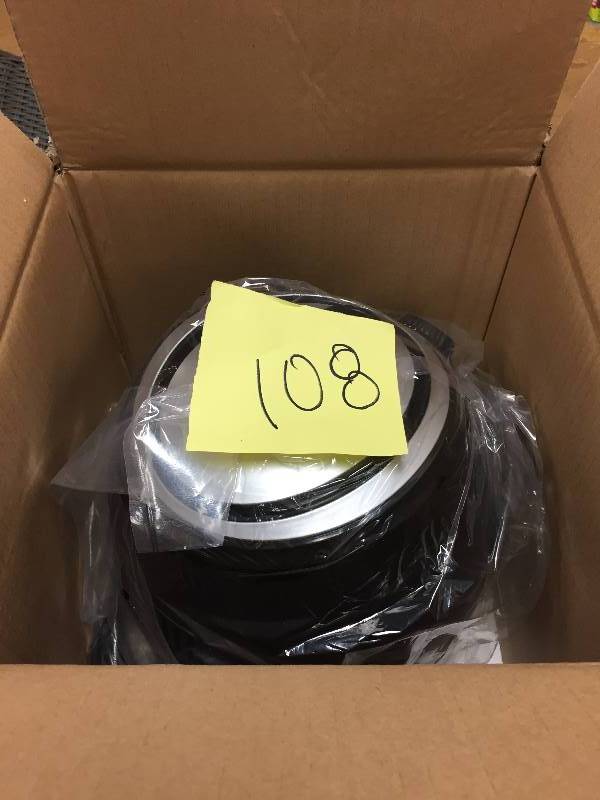 lot 108 image: Cooks Companion 1200w 2.2 Qt High Speed Air Fryer Black New