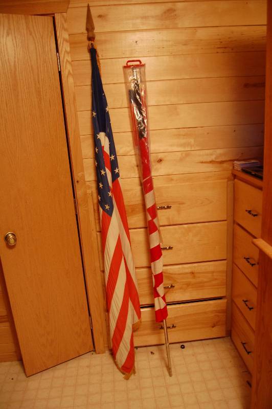 lot 94 image: Maps and American Flag