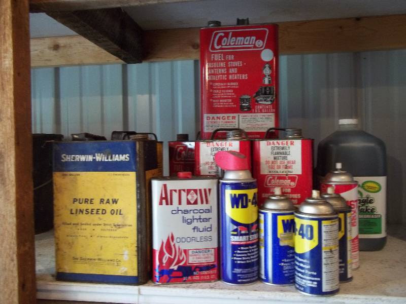 lot 263 image: Assorted Garage Fluids