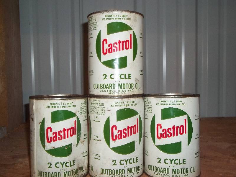 lot 270 image: Castrol 2 Cycle Motor Oil