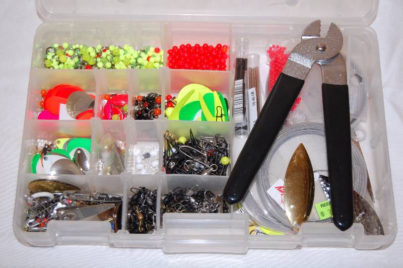 lot 186 image: Tackle Box and Fishing Accessories