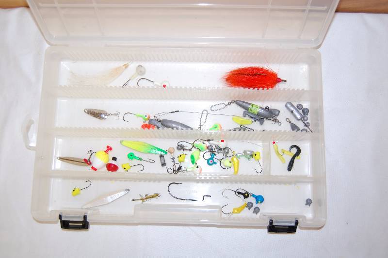 lot 203 image: Tackle Box and Fishing Accessories