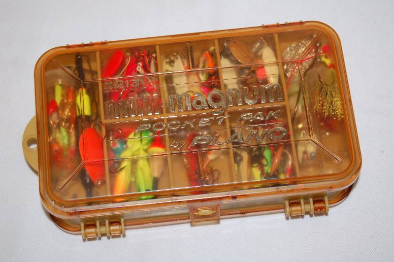 lot 207 image: Small Tackle Box and Fishing Accessories