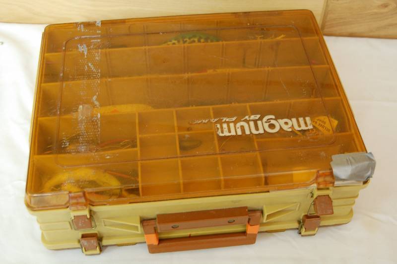 lot 210 image: Tackle Box and Fishing Accessories