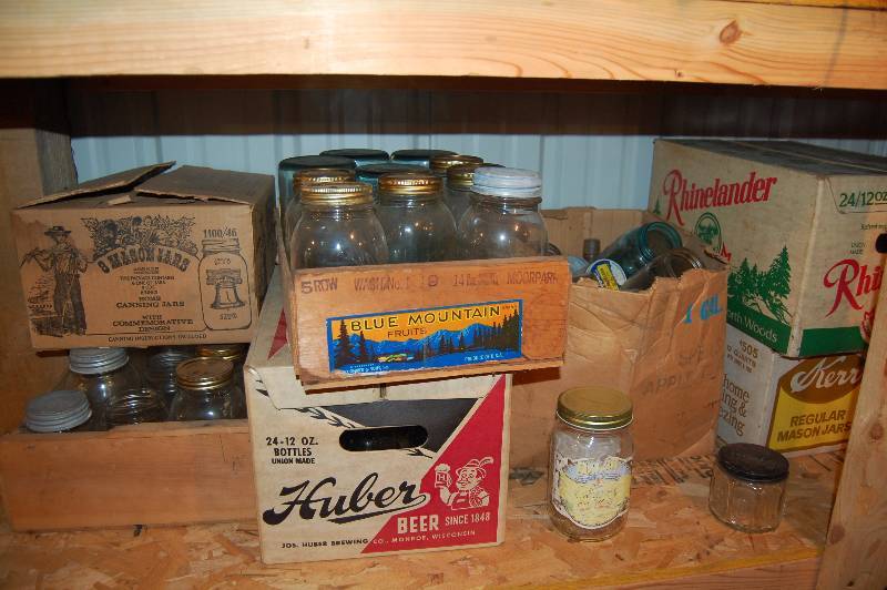 lot 334 image: Canning Jars