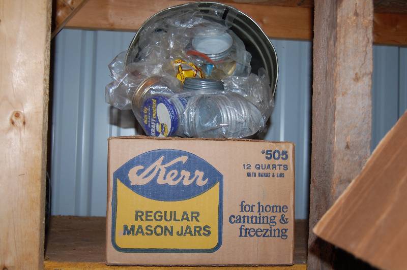 lot 340 image: Canning Jars and Lids