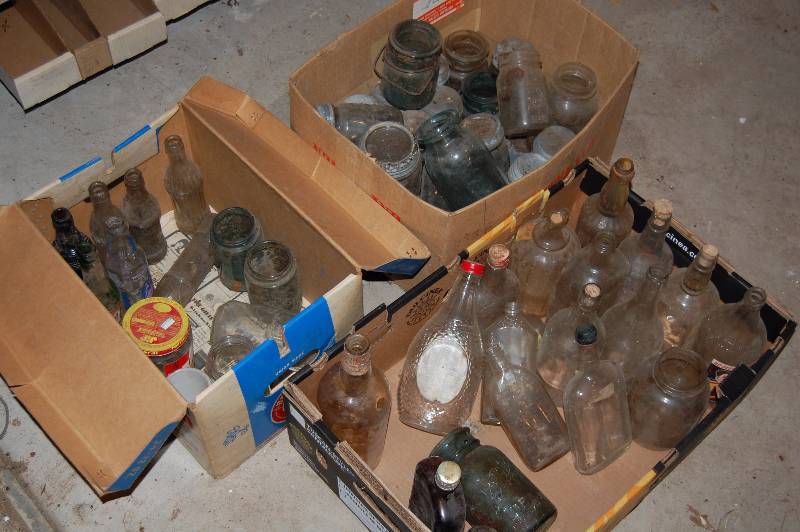 lot 359 image: Ball Brand Canning Jars and More Misc Glass
