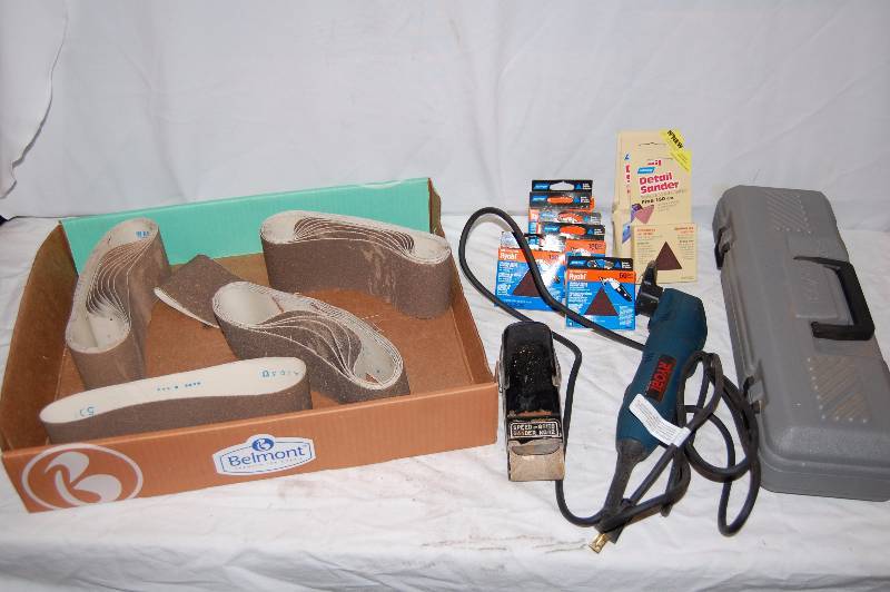 lot 422 image: Power Tools and Sandpaper