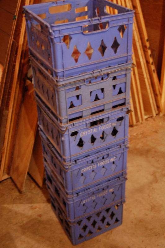 lot 437 image: Old Milk Crates